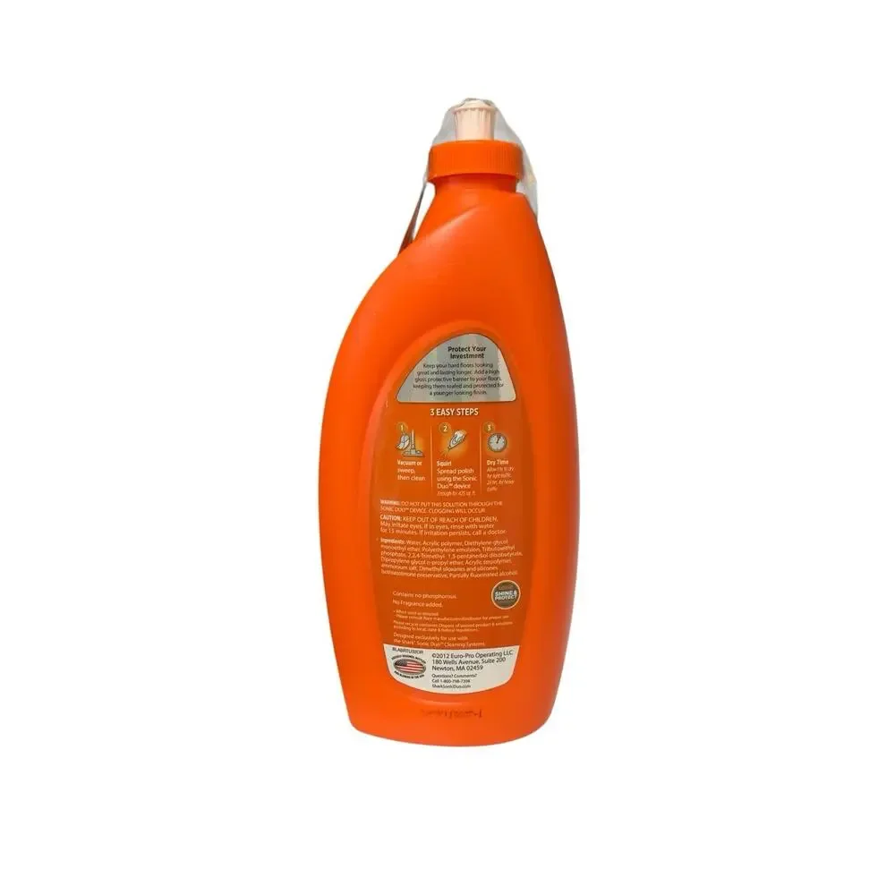 Shark Sonic Duo Wood Hard Floor Polish 28‎ Fl oz Orange Bottle NEW Sealed